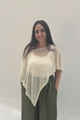 Sway Poncho - Offwhite
