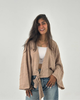 Wrap Blouse - Beige