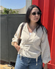 Butterfly Blouse - Beige