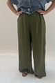 Linen Pants - Olive